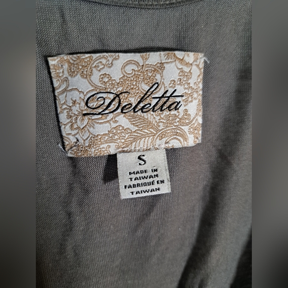 Deletta Vintage Top With Bow Size Small - Picture 3 of 7